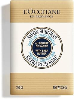 L'Occitane Shea Soap, Milk, 8.8 oz (250 g), Soap, For Women, Men, Baby