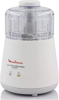 MOULINEX Vegetable Chopper | 4 in 1 La Moulinette Chopper | 1000W | 500 ml | White | 2 Years Warranty | DPA144