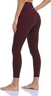 HeyNutsPure&Plain Workout Pro/Yoga Pro 7/8 Athletic Leggings for Women, High Waisted Compression Tummy Control Pants 25''