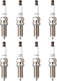 PK8 TORCH LDK8RTIP Iridium Platinum Spark Plug - Replace for BOSCH YR5NI332S, CHAMPION RER6WYPB, DENSO GX8-1 SXU22HDR8