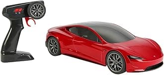 Hot Wheels red Tesla RC 2.4 GHZ