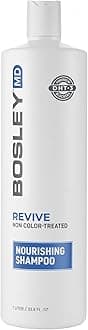 Bos Revive Nourishing Shampoo Non Color-Treated Hair by Bosley for Unisex - 33.8 oz Shampoo, White, 1 l (Pack of 1)