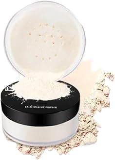 Mineral Soft-Focus Setting Powder - Oil Control, Sweat-Proof, Brightening, Matte Finish Loose Powder for Flawless Skin (1# Ivory White, One Size)
