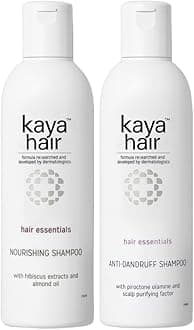 Kaya Clinic Hair Nourishing Shampoo, 200ml And Kaya Clinic Anti Dandruff Shampoo, 200ml