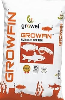 Logarithm Growel Fish Food, Floating Pellet Feed for Fishes,Turtile &Other Aquatic Pets 0.6Mm,10 Kg, Baby, 1 Count