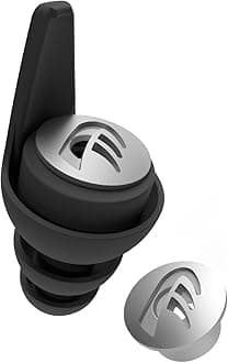 DYNAMIC ear filter -20dB Ear Plugs for Concert, Noise Reduction, Musician, Motorcycle and Kids, Patented Membrane Filter, Ultra-Soft Medical-Grade Ear Plugs, with Cord, 4 Sizes