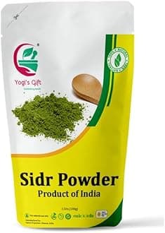 YOGI'S GIFT - Celebrating Health | Sidr Powder Trial Pack 100 Grams | Natural Herbal Hair Cleanser & Conditioner | Rejuvenates Follicles | Hair Care Powder