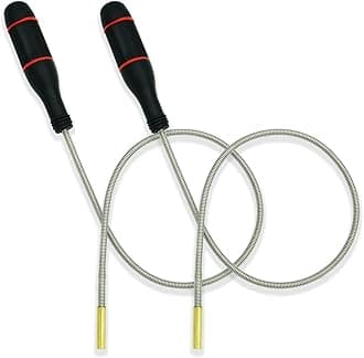 GUTIMORE Flexible Magnetic Pickup Tool, Pack of 2, 25" Long Flexible Magnet Snake Pickup, Bendable Magnetic Pickup 2LB