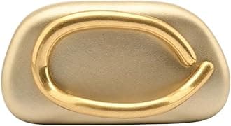 Women PU Leather Metal Handle Handbag Trendy Commuting Compact Stone Purse Hand-held Causal Shoulder Clutch Bag