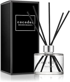 COCODOR Signature Reed Diffuser / Pure Cotton / Reed Diffuser, Reed Diffuser Set, Oil Diffuser & Reed Diffuser Sticks, Home Decor & Office Decor, Fragrance and Gifts, Signature/6.7Ounce/1Pack