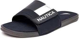 NauticaMen's Athletic Slide, Adjustable Straps Comfort Sandal-(Wide/Medium Width)