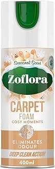 Zoflora Cosy Moments Carpet Foam, 1 x 400ml, Carpet Cleaner, Stain Remover Foam for Carpets and Upholstery, Neutralises Odours, Deep Cleans, Pet Safe