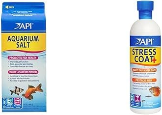 Aquarium Care Bundle - Salt, Water Conditioner (67 oz, 16 oz)