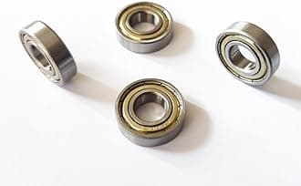 Knee walker caster wheel bearings, Knee Scooter and Knee Walker Wheel Bearings universal replacement parts.ID10.0*OD22*T6mm,Compatible with 10.0MM wheel axles,9503H79021(4pcs)