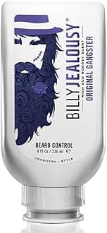 Billy Jealousy Beard Control Leave In Beard Conditioner for Men with Aloe Leaf Juice and Jojoba Seed Oil, Softens Hair and Skin, Light Hold with Matte Finish