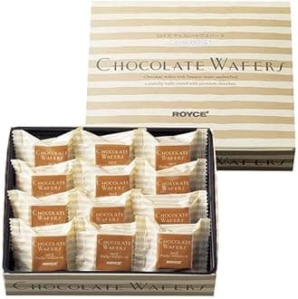 ROYCE' Chocolate Wafers "Tiramisu Cream" - Chocolate Wafers with Flavorful Filling| Gourmet Snack for Gifting & Indulging | Japanese Chocolate from Hokkaido (12 Pieces of Chocolate)
