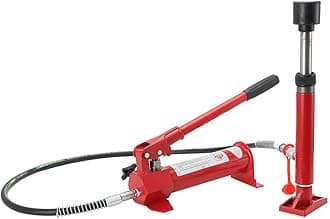 4-Ton Hydraulic Ram Kit, Hydraulic Jack Dent Puller Kit w/Case for Hydraulic Equipment Construction Loadhandler, Auto Car Repair Tool