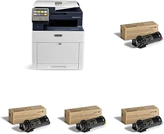 Xerox WorkCentre 6515dn A4 Colour Multifunction LED/Laser Printer with High Capacity Toner Bundle (BCYM)