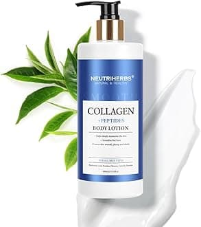 Collagen Body Cream, Dry Skin Body Moisturising Lotion-Firming Collagen Lotion, Hyaluronic Acid & Peptide Moisturiser for Women Men, Non-Greasy CollagenCream for Smoothing & Hydrating