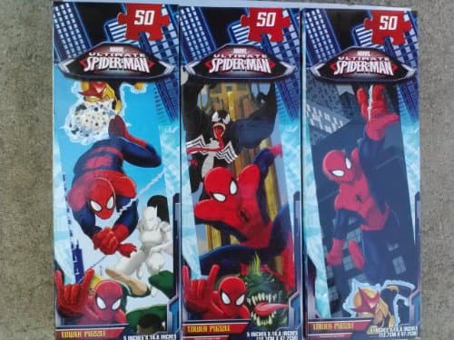 The Ultimate Spider-Man 50 Piece Tower Puzzle (Assorted, Designs Vary) 3 packs