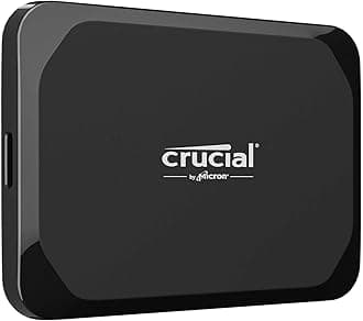 【Amazon.co.jp Exclusive】Crucial X9 External SSD 1TB USB 3.2/Type-C Gen2 Compatible - Max Read Speed 1050MB/s - Authorized Dealer Warranty - Mylio Offer Included Model CT1000X9SSD902