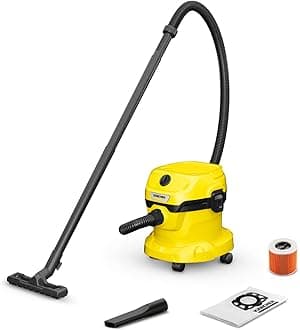 Kärcher WD 2 Plus 1.628-002.0, Wet & Dry Vacuum Cleaner, Yellow
