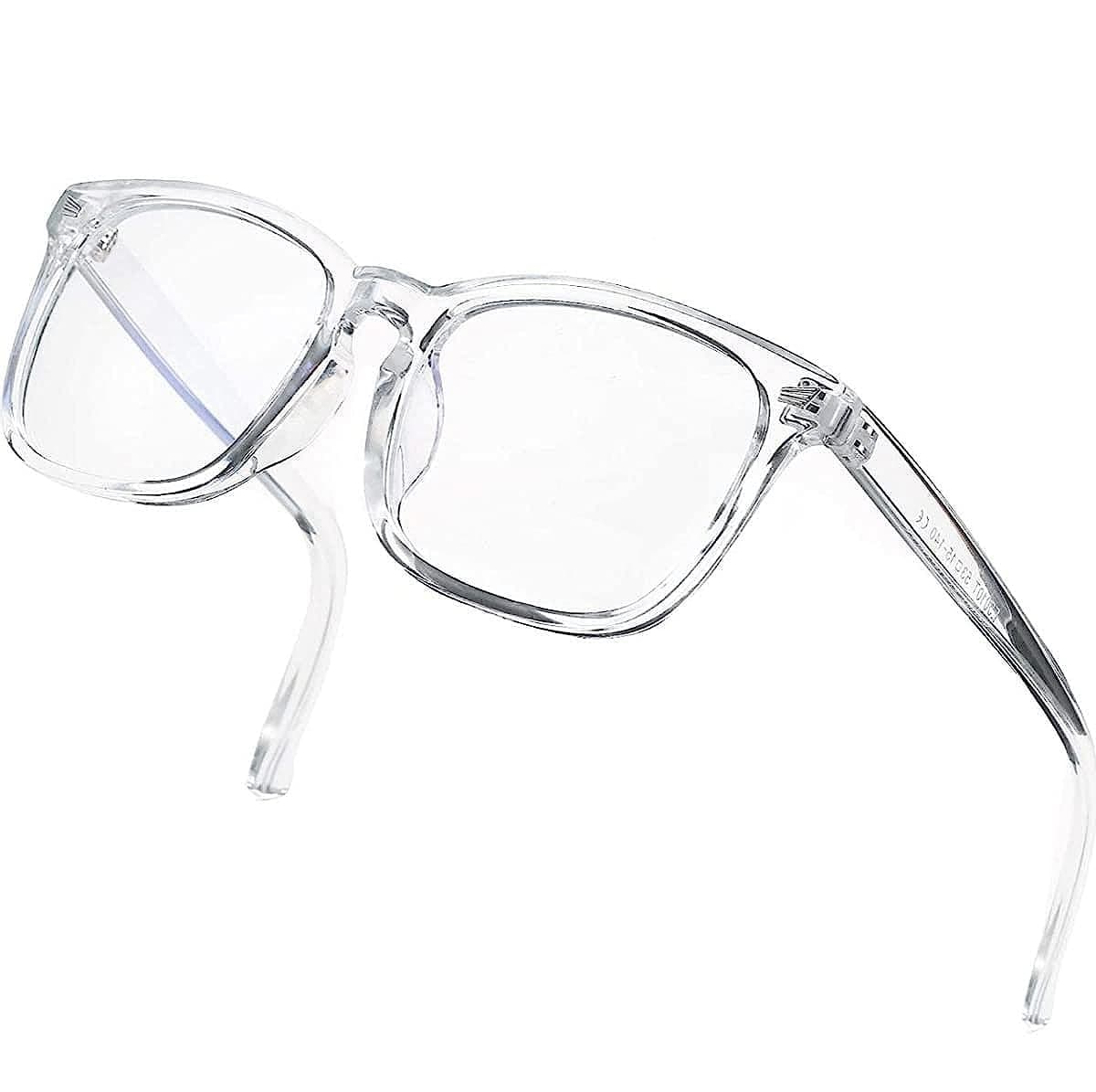 CREEK Blue Light Blocking Glasses Gaming Filter Square Eyeglasses for Eye Protection Men Women, Computer/Tablet/Laptop/Mobile/TV, Anti-blue & Anti eyestrain with Testing Kit