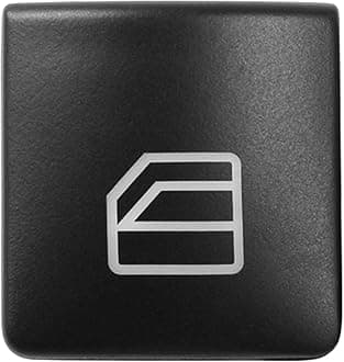 Mercedes Benz W212 W204 W164 Window Switch Button Covers - Passenger/Back Door Window Control Switch Replacement - Button 5