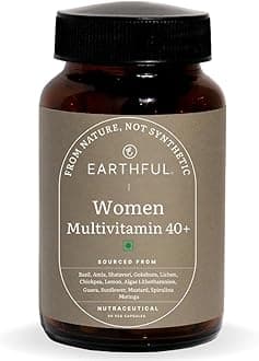 Multivitamin for Women 40+, 50+, Nearing Menopause | Improved Immunity, Hormonal Health, Skin, Hair & Bone Health | Plant Based with 12 Vital Vitamins, Herbs | 60 Capsules