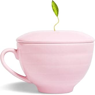 Tea Forte Porcelain Rose Pink 8oz Teacup Mug