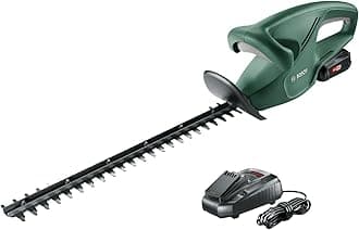 Bosch 0600849H70 EasyHedgeCut 18-45 Cordless Hedge Cutter with 18 V Lithium-Ion Battery, 450 mm Blade Length, 15 mm Tooth Opening