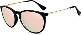 Retro Polarized Sunglasses Womens 2026 Trendy Round Classic Glasses