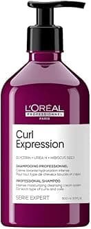 L'Oreal Professionnel Curl Expression Moisturizing Shampoo | Hydrates & Detangles | For Curly & Coily Hair Types | Sulfate & Paraben Free | 16.907 Fl. Oz.