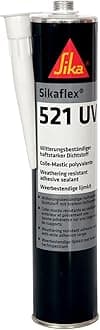Sikaflex 521 UV – Weathering Resistant STP Adhesive Sealant – Multipurpose – Low Odour – Age And Weather Resistant – Light Grey – 300ml