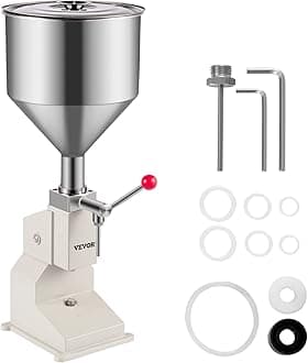 A03 Pro Manual Paste Liquid 11.5 L Hopper, 5-110ml Adjustable Bottle Filling Machine