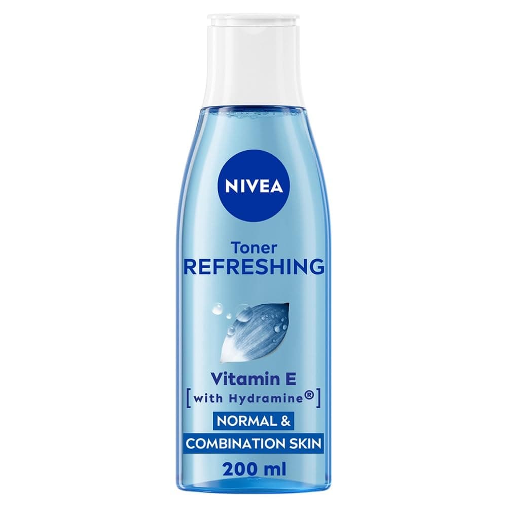 Refreshing Toner (200 ml), Face Toner with Vitamin E, Deeply Cleanses, Invigorates The Skin, and Removes Residue, Effective Facial Cleanser