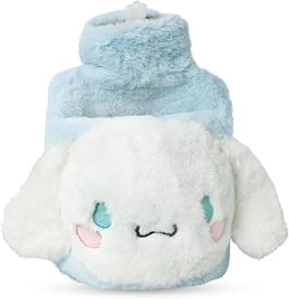 Cinnamoroll Hot Water Bag with Cinnamoroll Plush Cover Refillable Anti-leakage PVC Period Pain Relief, Relieve Cramp, Back Pain