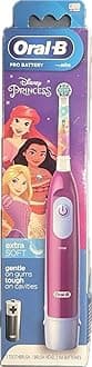 Oral-B Pro Battery Powered Kids Electric Toothbrush, Kids Gifts, 1 Toothbrush head, Featuring Cars Or Princesses Characters for Kids (Disney Characters May Vary)