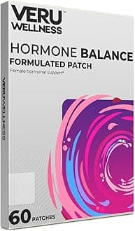 Veru Wellness Hormone Balance Myo Inositol & D-Chiro Inositol Patch - Ovarian, Mensural & Mood Support for Women (60 Patches)