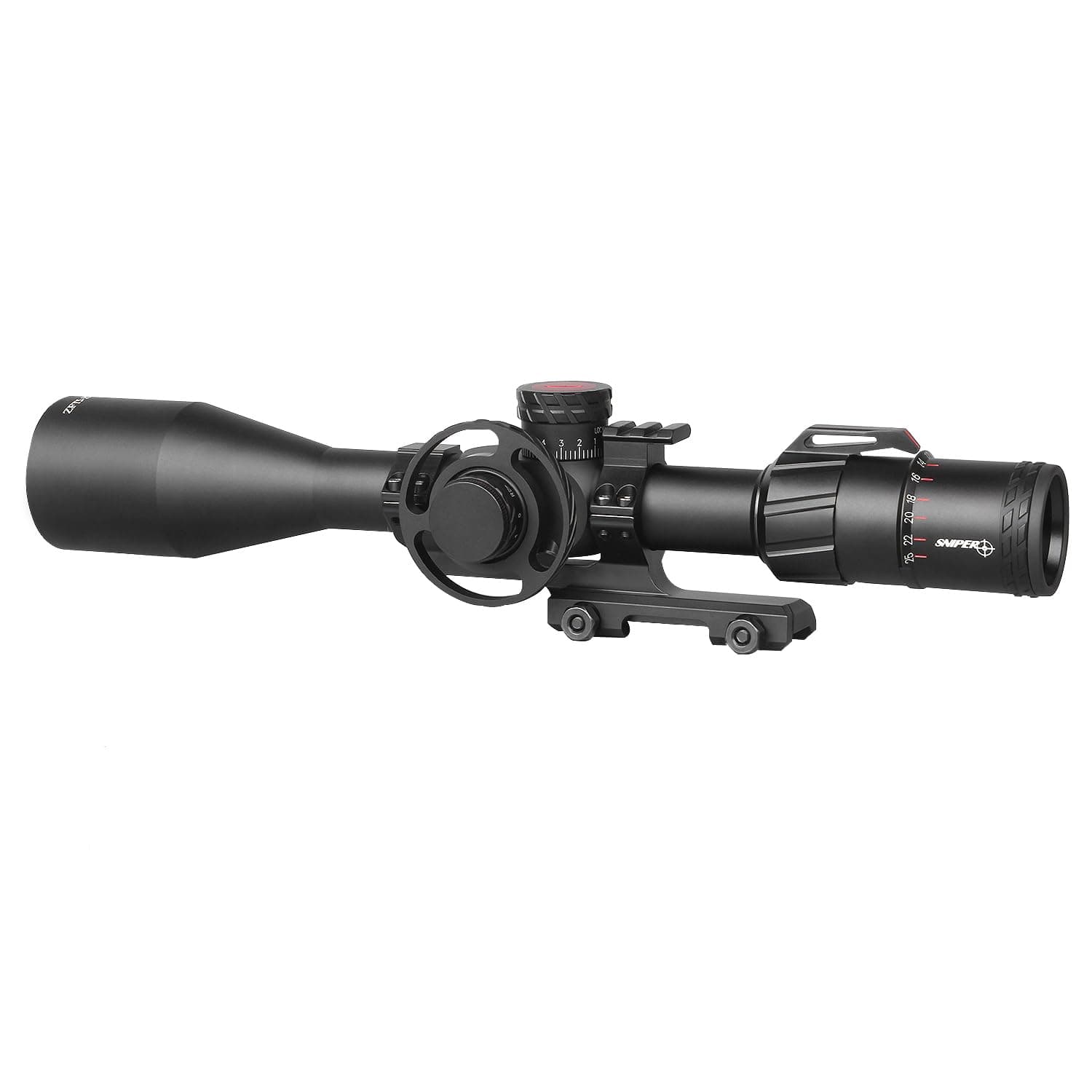Sniper Rifle Scope ZT 5-25x50 FFP First Focal Plane Scope with Red/Green Illuminated Reticle