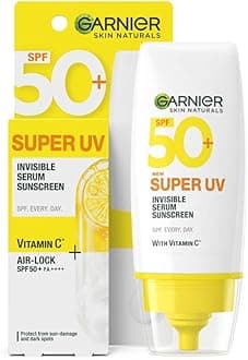 Garnier Serum Sunscreen SPF 50, Sunscreen Lotion for Face & Body, Hydrating, Anti-Aging, Moisturizing, 30 ml