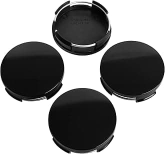 Car Wheel Center Cap Kit Outer 63mm 2.5 inches Inner 61mm 2.4 inches Fit for T-yo-ta Corolla Camry Highlander RAV4 Rim Hub Caps, Center Hub Caps Covers Wheel Caps, 4 PCS Black
