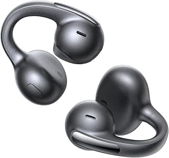 Bowie MC1 Pro Open Ear Clip-On Headphones, Hi-Res LDAC & HiFi4 Acoustic Sound, 5g Ultra-Lightweight Comfort, SuperBass 2.0, DNN 4-Mic AI Clear Calls, IP67 Waterproof, Bluetooth 6.0