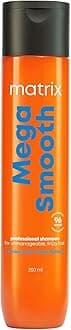 Matrix Mega Smooth Professional Shampoo with Shea Butter & Amino Acids, for Frizzy Hair | Max Smoothness for 4 Days | Used by 1 Lakh Hairstylists*| For All Hair Types | Paraben Free