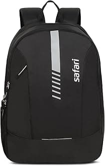 Flash Medium 26L Water Resistant Polyester Casual Standard Backpack - Black