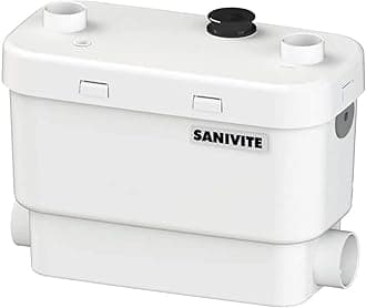 - SFA SANIFLO - Sanivite - Gray Water Drain Pump - Versatile Indoor/Outdoor Solution - Silent (44 dBa) - 4 Years Warranty - Powerful & Compact Design - Certified CSA (IPC, NSPC) - Made In France