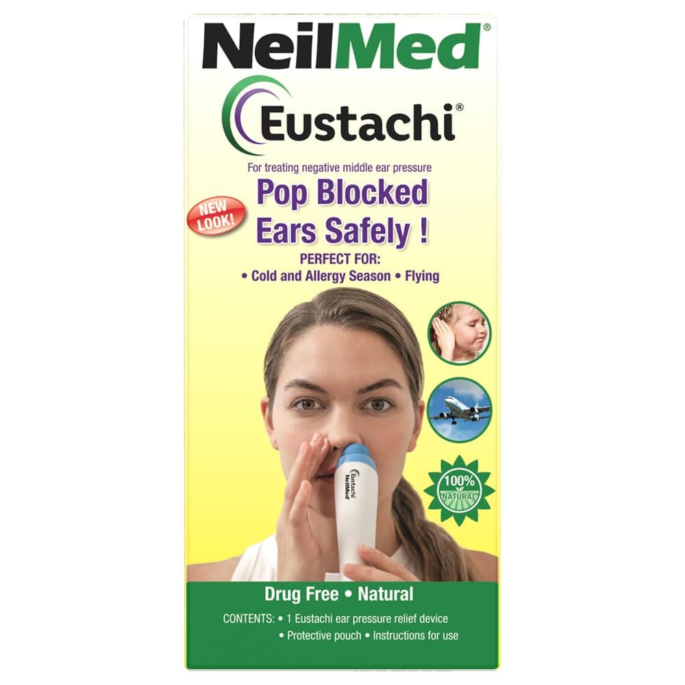 Eustachi-Eustachian Tube Exercise-Pop Blocked Ears Safely. Helps Relieve Ear Pressure