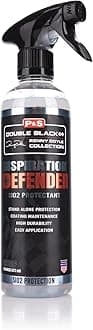 P & S Professional Detail Products Defender SiO2 Protectant Coating Topper & Standalone Sealant High-Gloss, Slick Finish Easy Spray & Wipe Renny Doyle Double Black - 16 oz Spray