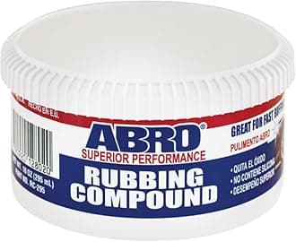 Superior Performance Automotive Rubbing Compound for Oxidized Finishes, Buff, Shine, Smooth, & Clean, Scratch Remover for Vehicles, Boats, & Bikes - 10 oz.