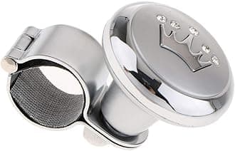 Marrone Steering Wheel Spinner Knob Turning Knob for Car Trucker Forklift Van Boats Tractors Lawn Mower (Silver Queen)